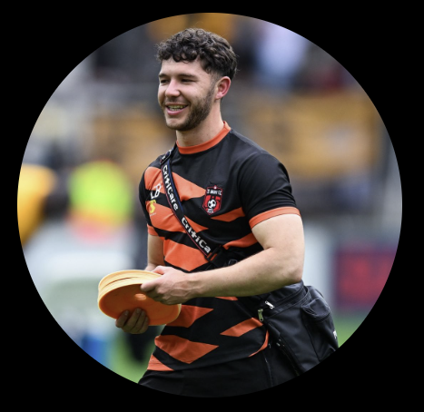 Luke Bramhall, physiotherapist